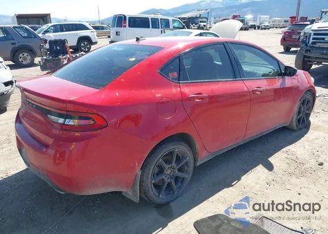 2016 Dodge Dart Sxt z USA, uszkodzony, nr VIN 1C3CDFBB8GD540433